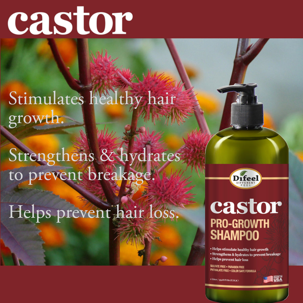 Difeel Castor Pro-Growth Shampoo 33 oz.