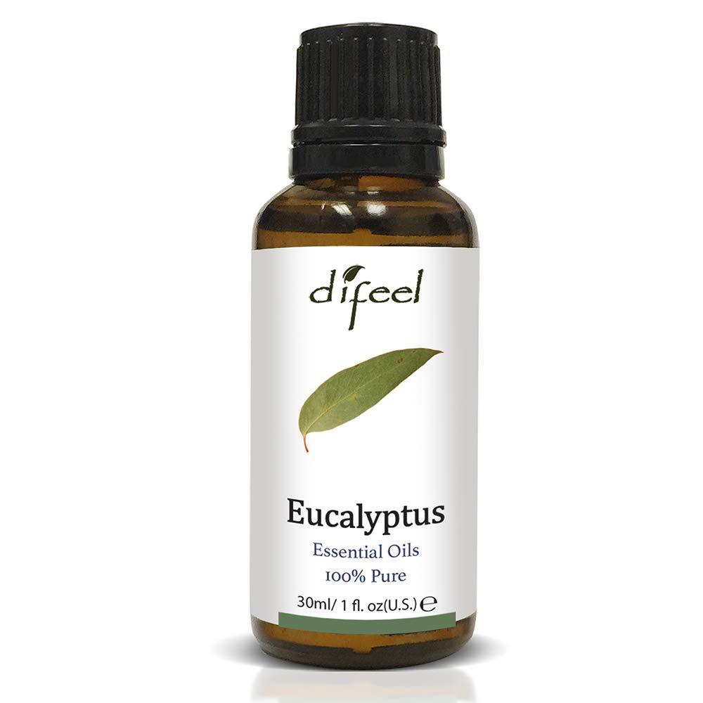 Difeel 100% Pure Essential Oil - Eucalyptus Oil 1 oz. (Pack of 2)