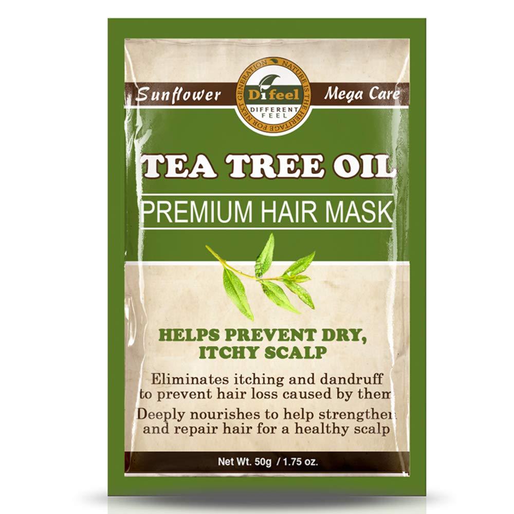 Difeel Premium Hair Mask- Tea Tree Oil 1.75 oz. (Pack of 2)