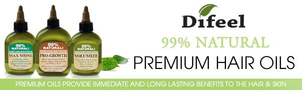 Difeel Vegan Keratin Premium Hair Oil - Anti Frizz & Shine 7.1 oz. (PACK OF 2)