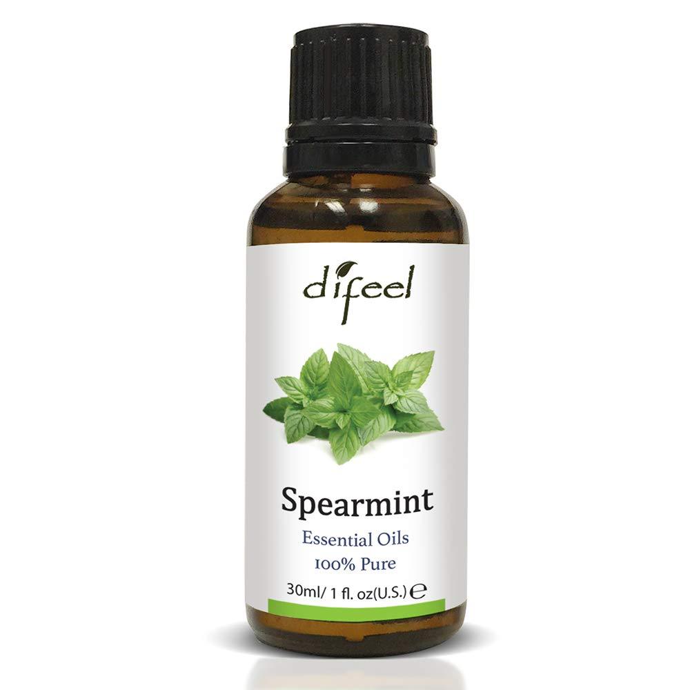 Difeel 100% Pure Essential Oil - Spearmint Oil 1 oz. (Pack of 2)