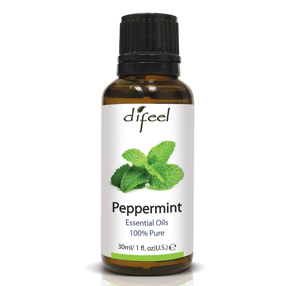 Difeel 100% Pure Essential Oil - Peppermint Oil, Boxed 1 oz.