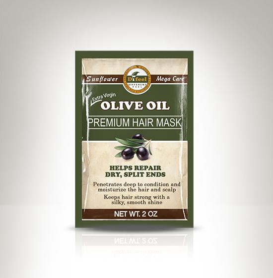 Difeel Premium Deep Conditioning Hair Mask with Olive Oil 1.75 oz. (Pack of 2)